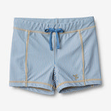 Wheat Main Badebukse Ulrik Shorts 9580 blue swim stripe