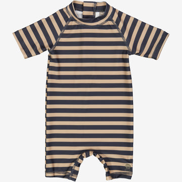 Wheat Main  Badedrakt Cas | Baby Swimwear 1073 ink stripe