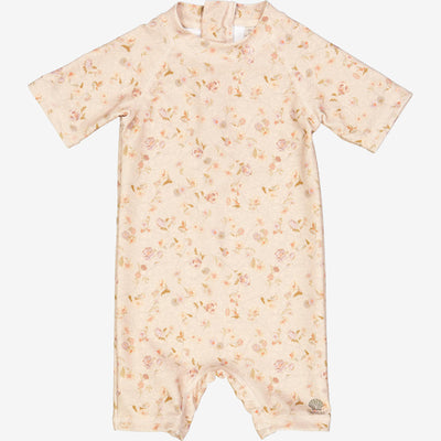 Badedrakt Cas | Baby - purple poppy flowers