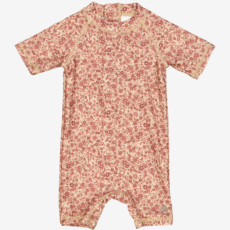 Wheat Badedrakt Cas | Baby Swimwear 2073 red flower meadow