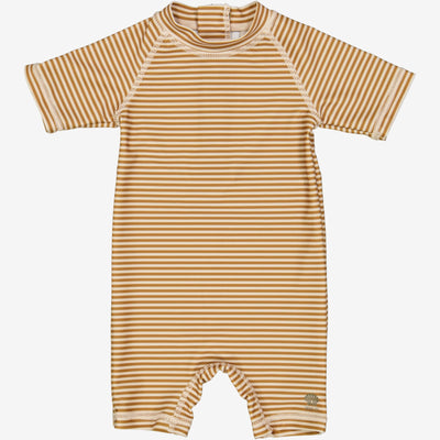 Badedrakt Cas | Baby - golden green stripe