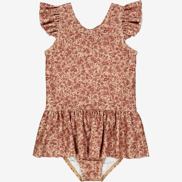 Wheat Main  Badedrakt Diddi Swimwear 2073 red flower meadow
