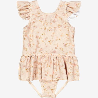 Badedrakt Diddi | Baby - purple poppy flowers
