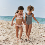 Wheat Main Badedrakt Doris Swimsuit 1048 blue stripe