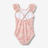 Wheat Main Badedrakt Doris Swimsuit 2526 powder flowers and seashells