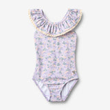 Wheat Main Badedrakt Doris Swimsuit 9605 purple light petunias