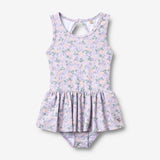Wheat Main Badedrakt Erna Swimsuit 9605 purple light petunias