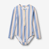 Wheat Main Badedrakt L/S Margot Swimsuit 9732 bold blue stripe