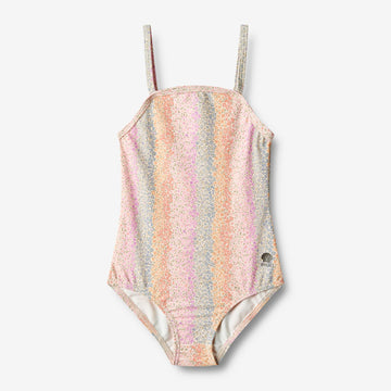 Wheat Main  Badedrakt Manon Swimwear 9506 rainbow flowers