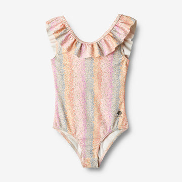Wheat Main  Badedrakt Marie-Louise Swimwear 9506 rainbow flowers