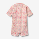 Wheat Main Badedrakt S/S Cas Swimsuit 2526 powder flowers and seashells