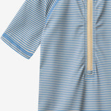 Wheat Main Badedrakt S/S Cas Swimsuit 9580 blue swim stripe