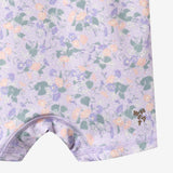 Wheat Main Badedrakt S/S Cas Swimsuit 9605 purple light petunias