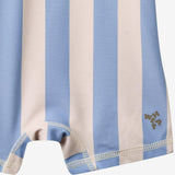 Wheat Main Badedrakt S/S Cas Swimsuit 9732 bold blue stripe