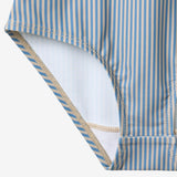 Wheat Main Badedrakt Selma Swimsuit 9580 blue swim stripe