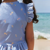 Wheat Main Badesett 2-delt Alma Swimwear 9525 morning sky hearts