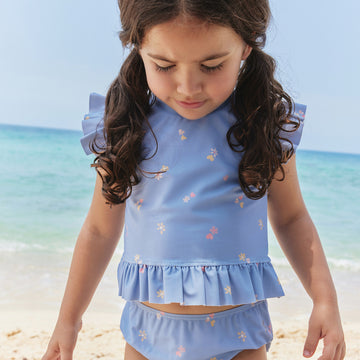 Wheat Main Badesett 2-delt Alma Swimwear 9525 morning sky hearts