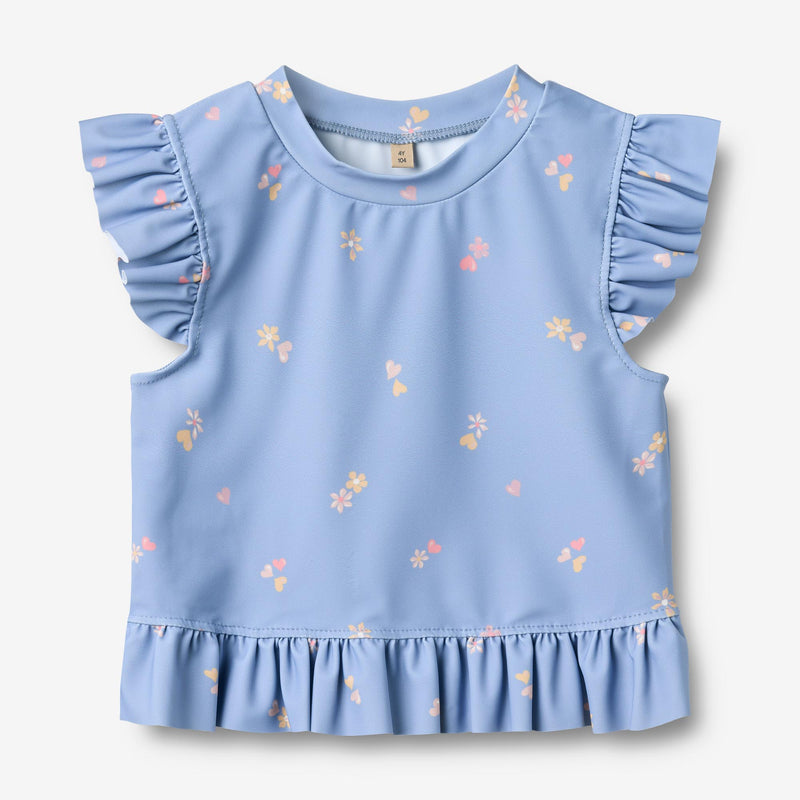 Wheat Main Badesett 2-delt Alma Swimwear 9525 morning sky hearts