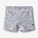 Wheat Main  Badeshorts Niki Swimwear 1301 blue flower meadow