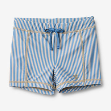 Wheat Main Badeshorts Ulrik Swimwear 9580 blue swim stripe