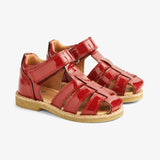 Bailey Sandal Patent - red