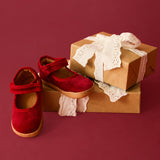 Wheat Footwear Ballerinasko Audrey Shoe 9697 red cherry