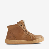Wheat Footwear Barfot Lær-å-gå-sko Malia Prewalker 9002 cognac