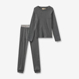 Wheat Outerwear Baselayer-sett Baselayer 9619 dark charcoal