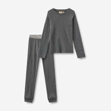 Wheat Outerwear Baselayer-sett Baselayer 9619 dark charcoal
