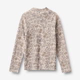 Wheat Outerwear Baselayer Halfzip Wino Baselayer 9795 grey winter flowers