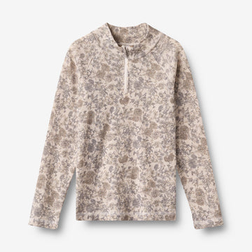 Wheat Outerwear Baselayer Halfzip Wino Baselayer 9795 grey winter flowers