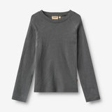 Wheat Outerwear Baselayer T-Shirt Maane Baselayer 9619 dark charcoal