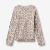 Wheat Outerwear Baselayer T-Shirt Maane Baselayer 9795 grey winter flowers