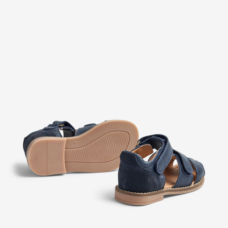 Wheat Footwear  Bassi Lukket Sandal Sandals 1432 navy