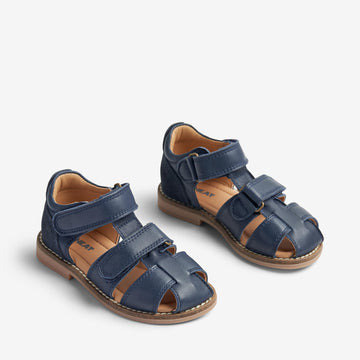 Wheat Footwear  Bassi Lukket Sandal Sandals 1432 navy
