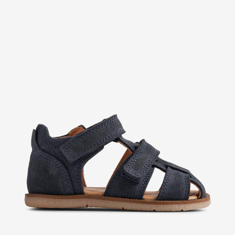 Wheat Footwear  Baya Lukket Sandal Prewalker Sandals 1432 navy