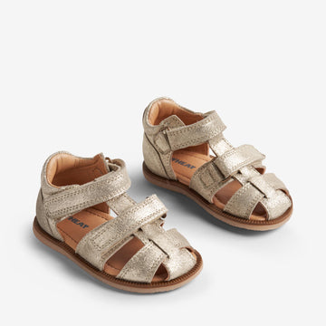 Wheat Footwear  Baya Shine Lukket Sandal Prewalker Sandals 0171 grey