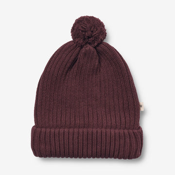Wheat Outerwear Beanie Alphie Outerwear acc. 2118 aubergine