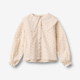 Wheat Main Blondeskjorte Flora Shirts and Blouses 9629 almond peach