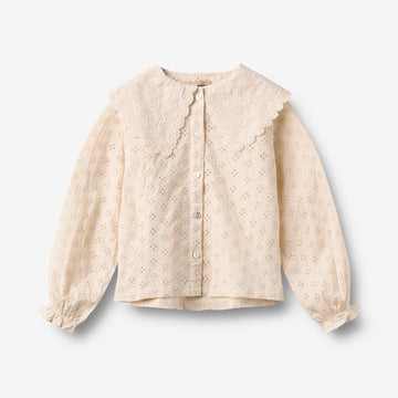 Wheat Main Blondeskjorte Flora Shirts and Blouses 9629 almond peach