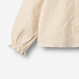 Wheat Main Blondeskjorte Flora Shirts and Blouses 3129 eggshell