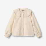 Wheat Main Blondeskjorte Flora Shirts and Blouses 3129 eggshell