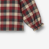 Wheat Main Bluse Elin Shirts and Blouses 9588 red blue check