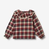Wheat Main Bluse Elin Shirts and Blouses 9588 red blue check