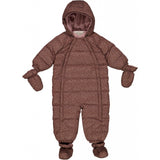 Wheat Outerwear Bobledress Baby Snowsuit 2449 powder plum dots