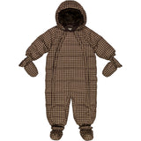 Wheat Outerwear Bobledress Baby Snowsuit 3001 brown check