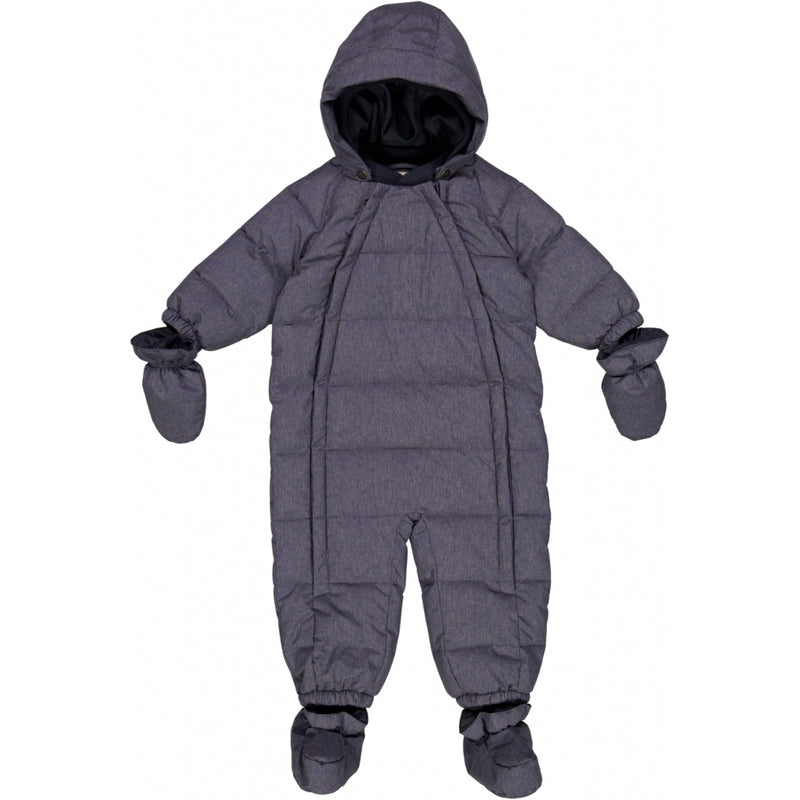 Wheat Outerwear Bobledress Baby Snowsuit 1118 dark blue melange