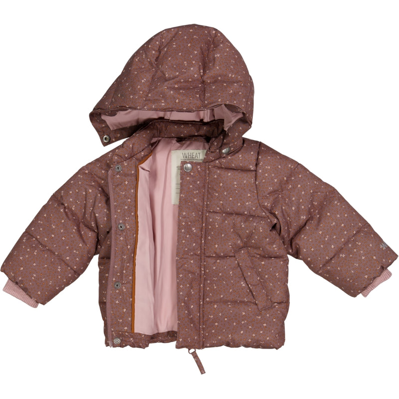 Wheat Outerwear Boblejakke River Jackets 2449 powder plum dots