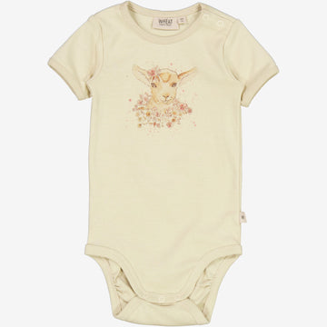 Wheat Main  Body Blomster Lam SS Underwear/Bodies 3186 clam