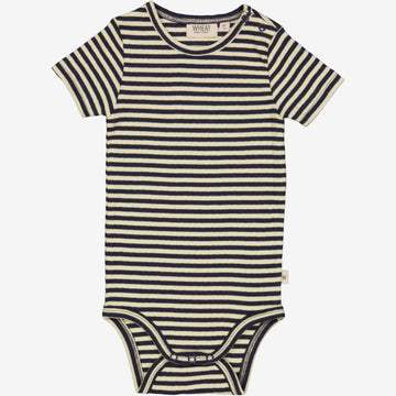 Wheat Main  Body Enkel SS Underwear/Bodies 1387 midnight stripe
